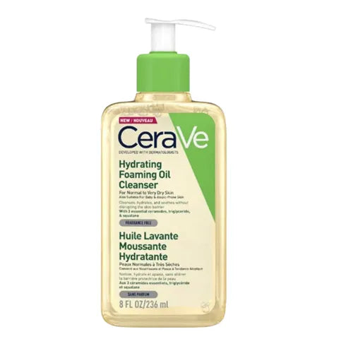 CeraVe Hydrating Foaming Oil Cleanser Normal to Very Dry Skin 236 Ml