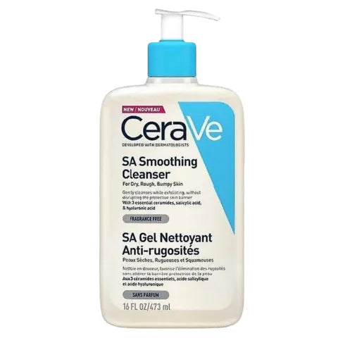 CeraVe SA Smoothing Cleanser for Dry, Rough, Bumpy Skin 473 Ml