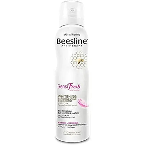 Beesline Body Deodorant Spray Sensi Fresh Whitening Sensitive Zone 150 Ml 1