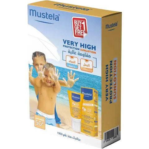 Mustela Very High Protection Sun Lotion 40 Ml Kit 1+1 Free 1