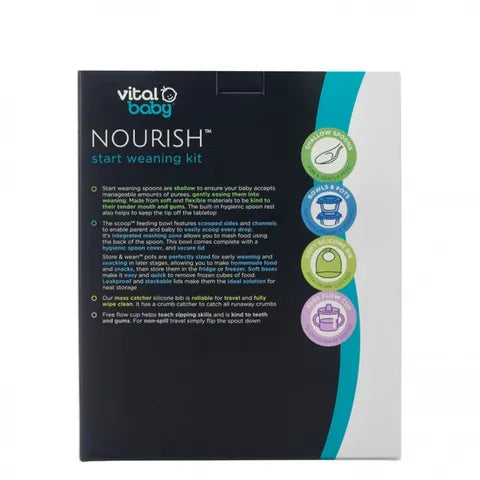 Vital Baby Nourish Start Weaning Kit 4+ Months Pop 1