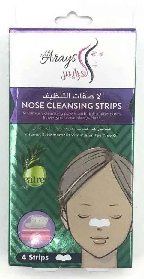 Al Arayes Nose Strips With Tea Tree Oil 4 Pcs