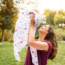 Baby O'Lee Oh So Soft Classic Blanket Set - Ice Cream and Cherry