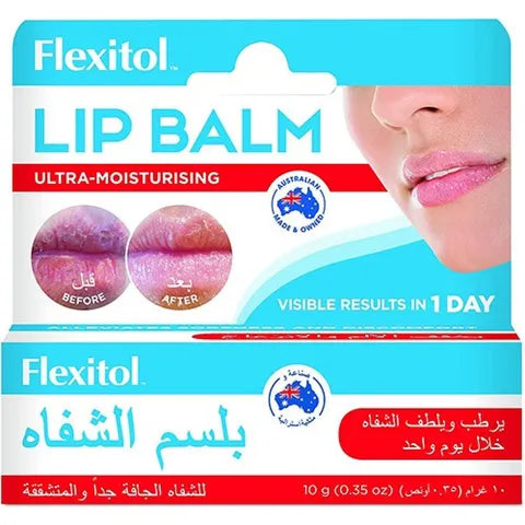 Flexitol Lip Balm For Dry & Chapped Lips 10 G