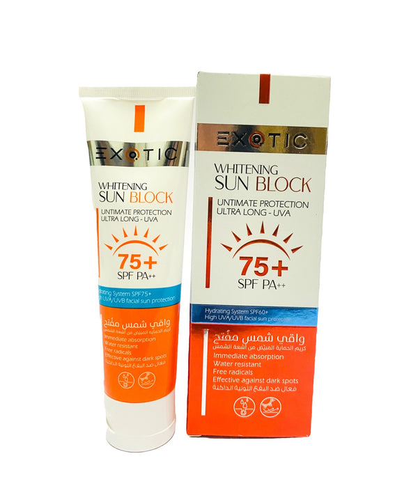 Whitening sunscreen cream 75