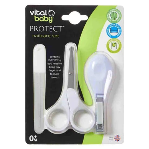 Vital Baby Protect Nail Care Set for Babies +0 Months | 3 Pcs