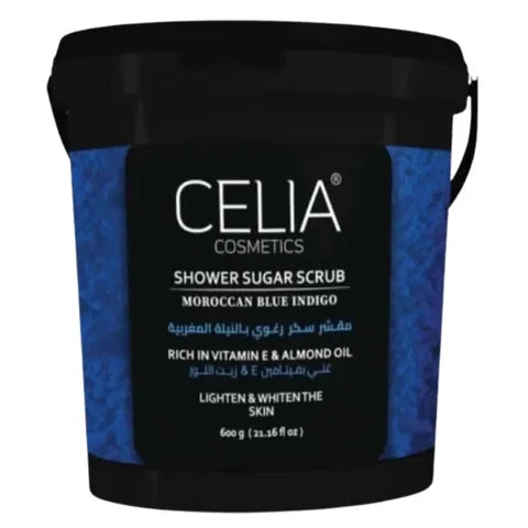 Celia Shower Sugar Scrub With Moroccan Indigo 600 G