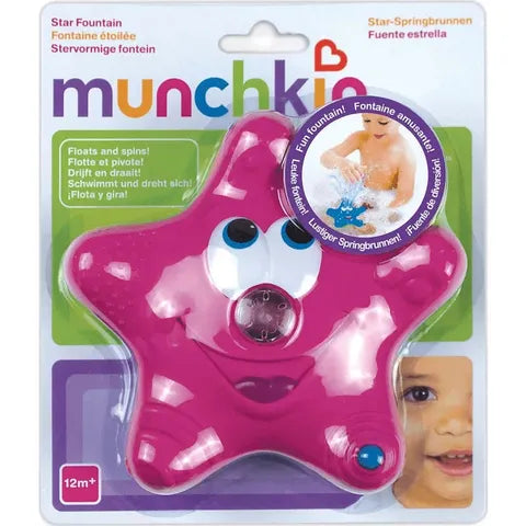 Munchkin Star Fountain Bath Toy for Babies 12+ Months Pink Color