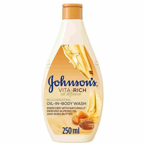 Johnson's Body Wash Almond Oil & Shea Butter 250Ml
