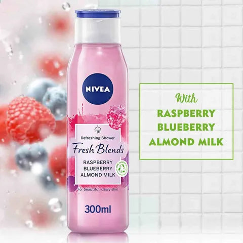 Nivea Fresh Blends Raspberry Blueberry Shower 300 ML