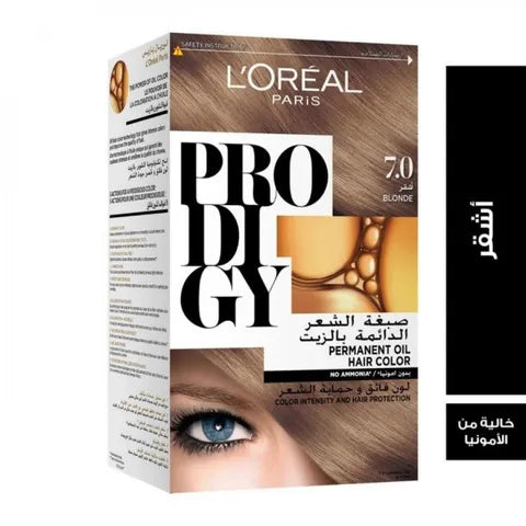 L'Oreal Prodigy Hair Dye with Oil 7.0 Blonde