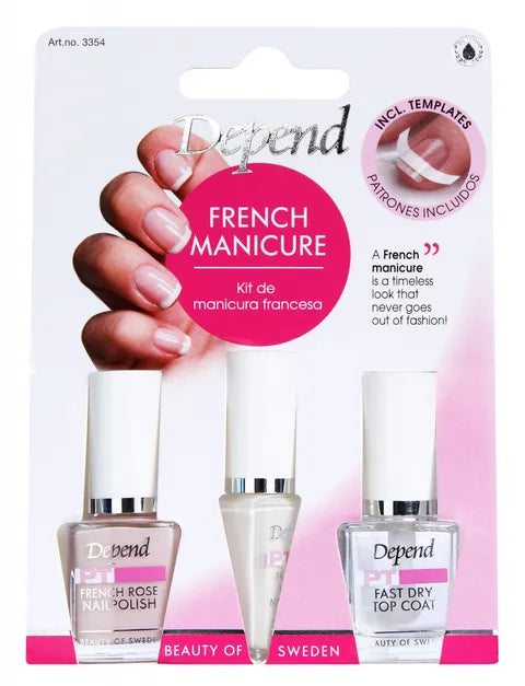 Depend Nail Care French Manicure Kit (3 Steps)