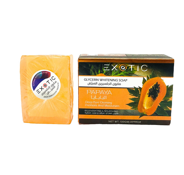 Exotic Papaya Whitening Glycerin Soap 100g