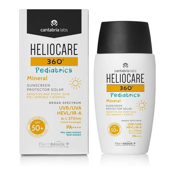 هيلوكير 360 سائل منيرال واقي الشمس للأطفال 50 مل heliocare 360 prediatrics mineral spf50 50ml