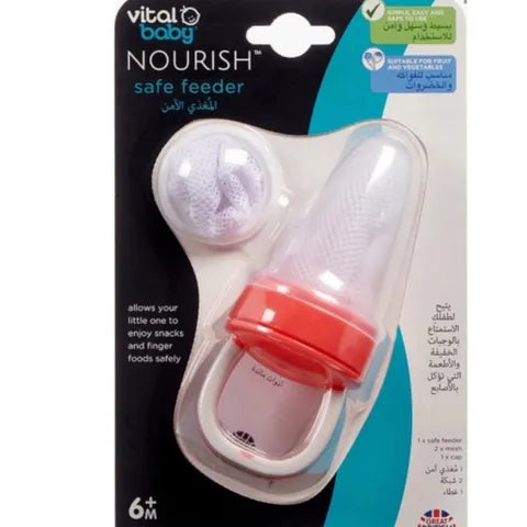 Vital Baby Nourish Safe Feeder for Babies +6 Months | 1 Piece