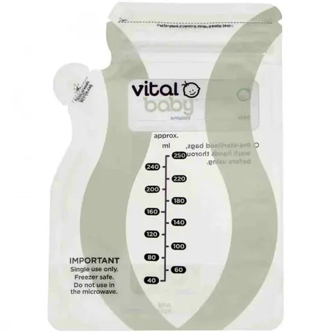 Vital Baby Nurture Breast Milk Storage Bags 250 Ml | 30 Bags 2