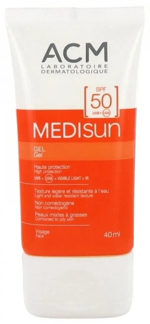 ACM MEDISUN Sunscreen GEL SPF 50 - 40 Ml
