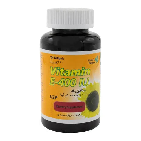 Vitane's Nature Vitamin E Supplement 400 IU 120 Softgels