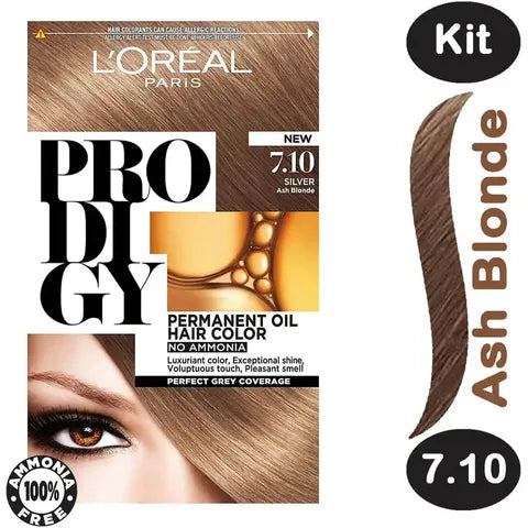 L'Oreal Prodigy Hair Dye with Oil 7.1 Blond Cendre 1
