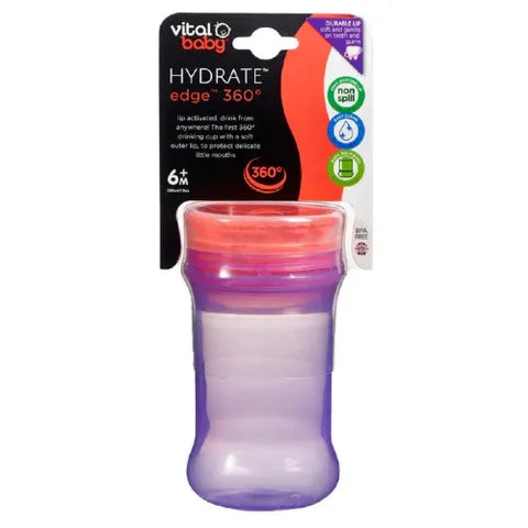 Vital Baby Hydrate Edge 360 Cup 6+ Months Fizz | 280 Ml