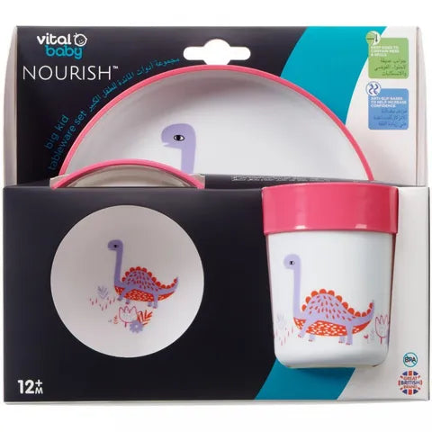 Vital Baby Nourish Tableware Set for Kids +12 Months Fizz | 3 Pcs