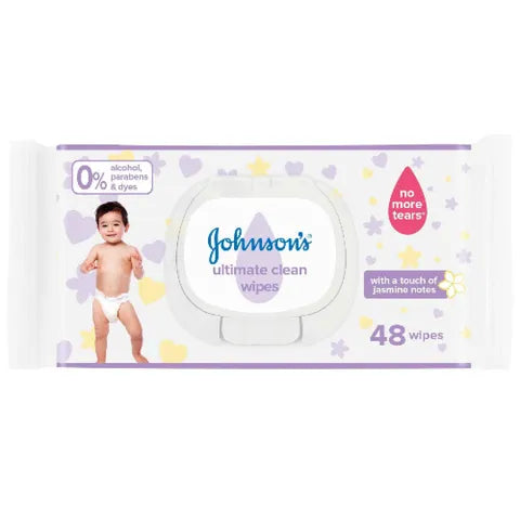 Johnson's Ultimate Clean Baby Wipes 48 Wipes