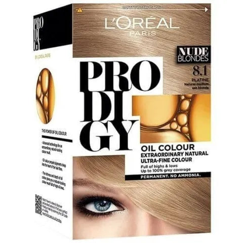L'Oreal Prodigy Hair Dye with Oil 8.1 Light Ashe Blonde