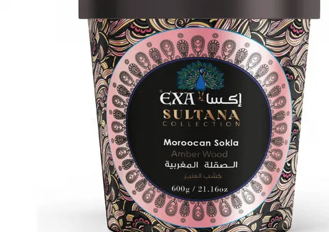 Exa Body Scrub Moroocan Sokla & Amber Wood 600 G