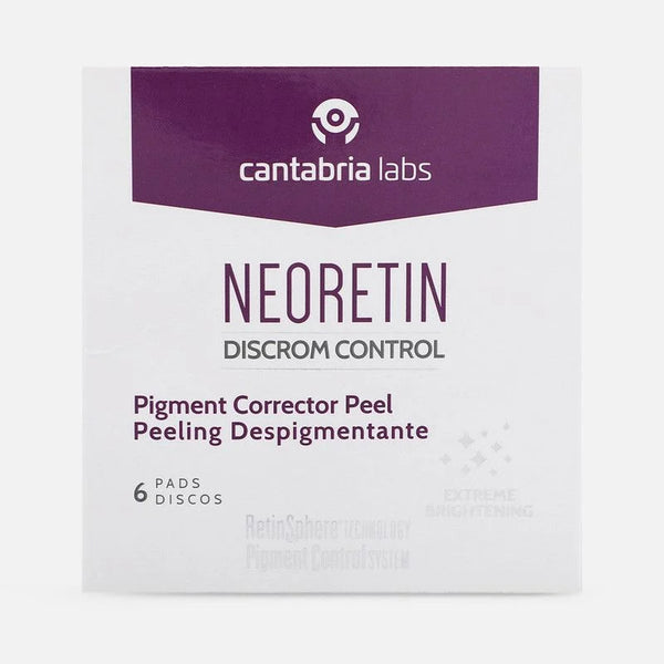 نيوريتين ضمادات للتقشير وتصحيح التصبغات 6 ضمادات neoretin discrom control peeling lightening peel 6 pads