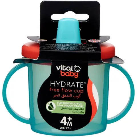 Vital Baby Hydrate Free Flow Cup 4+ Months Pop | 200 Ml 1