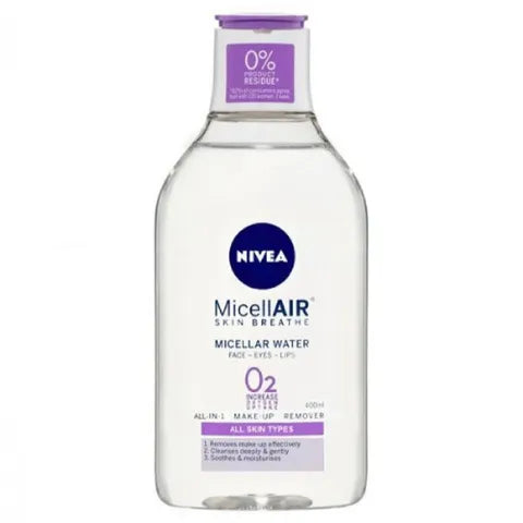 Nivea Micellair Skin Breathe O2 Makeup Remover 400 ML