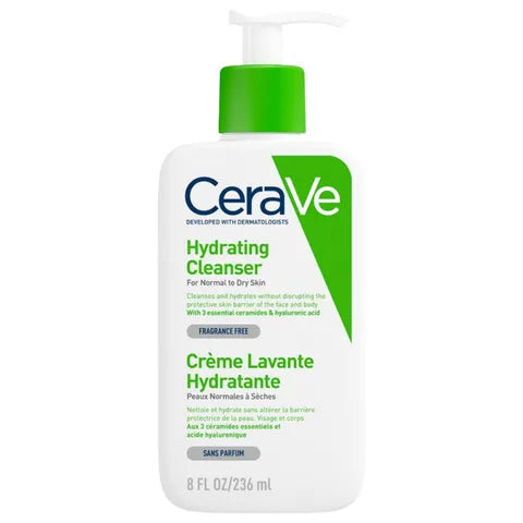 Cerave Hydrating Cleanser For Dry Skin 236 Ml