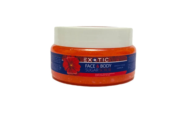 Exotic quick skin scrub with fes saffron 