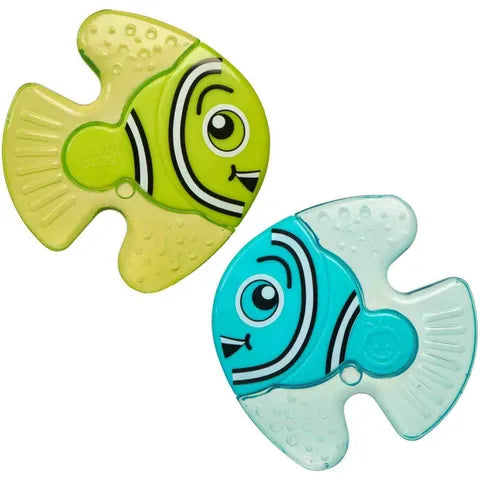 Vital Baby Soothe Fishy Friends Teethers Blue & Green | 2 Pcs‏ 2