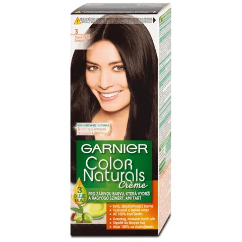 Garnier Color Naturals Hair Dye 3 Dark Brown