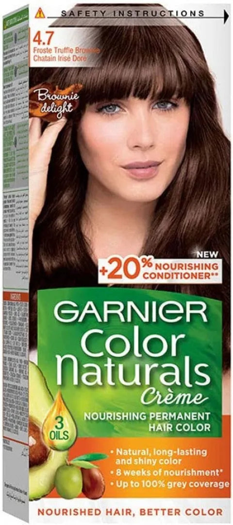 Garnier Cream Hair Dye 4.7 Dark Chocolate Brown