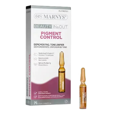 Marnys Beauty In And Out Pigment Control 7 Ampoules X 2 Ml
