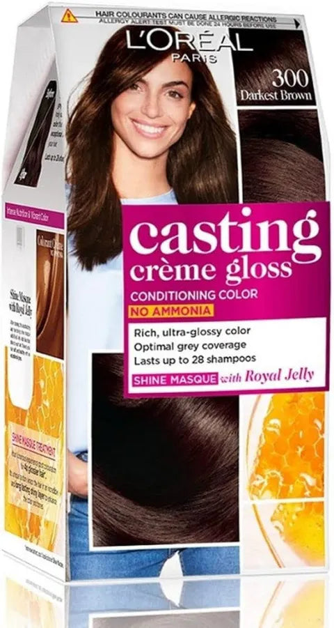 L'oreal Conditioning Hair Dye 300 Darkest Brown