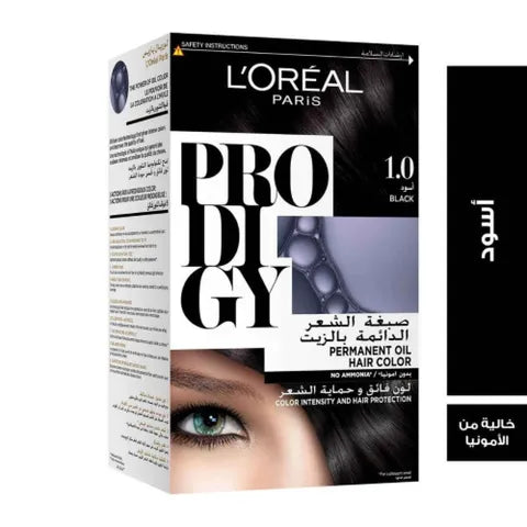 L'Oreal Prodigy Hair Dye with Oil 1.0 Black