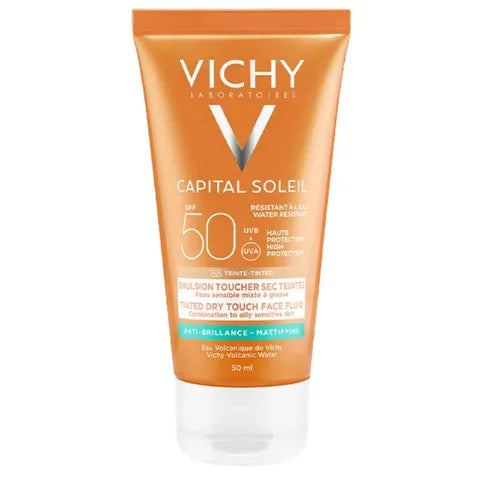 Vichy Capital Soleil BB Tinted SPF50 Dry Touch Face Fluid 50 Ml