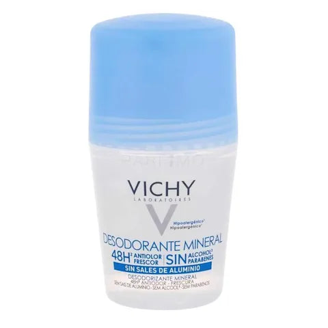 Vichy Blue Mineral Deodorant Roll-On 48Hrs 50Ml