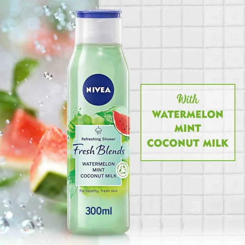 Nivea Fresh Blends Shower Gel Watermelon, Mint & Coconut Milk 300 Ml