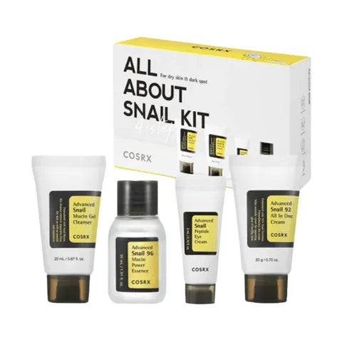 COSRX All About Snail Kit for Facial Skin Care - 4 Steps