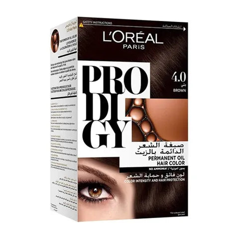 L'Oreal Prodigy Hair Dye with Oil 4.0 Brown