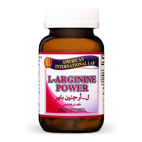 Ail L-Arginine-Power Dietary Supplement Capsules 500 Mg 60 Pcs