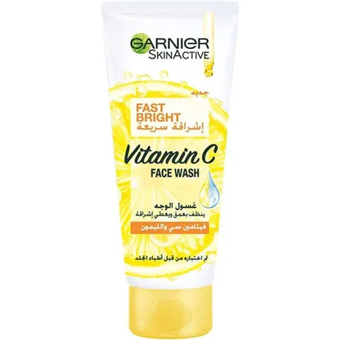 Garnier Fast Bright Vitamin C Face Wash 100 Ml