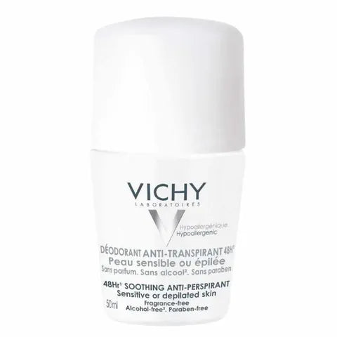 Vichy Anti-Perspirant Deodorant 48hr Roll-On for Sensitive Skin 50ml