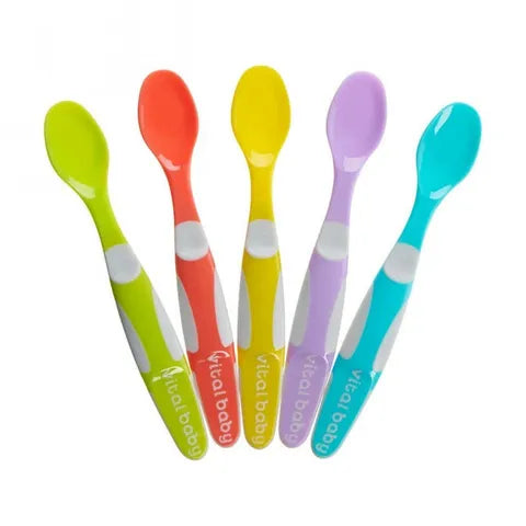 Vital Baby Nourish Start Weaning Spoons +4 Months 5 Colorful Pcs 1