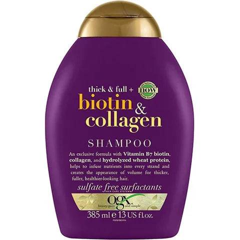 OGX Thiek & Full Biotin and Collagen Shampoo 385 ML