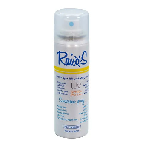 Rayos Sunscreen Spray SPF 50 Fragrance Free 70 Ml